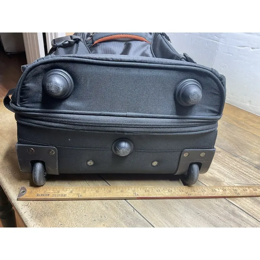 Timberland Twin Mountain Rolling Wheeled Upright Carry-On Duffle Suitcase